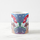 最高のクリスマスドギー！ コーヒーマグカップ (中央)