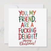 最高のクリスマスプレゼントだよ！メリークリスマス親友！ シーズンカード (正面)