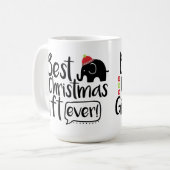 最高のクリスマスプレゼント コーヒーマグカップ (正面左)