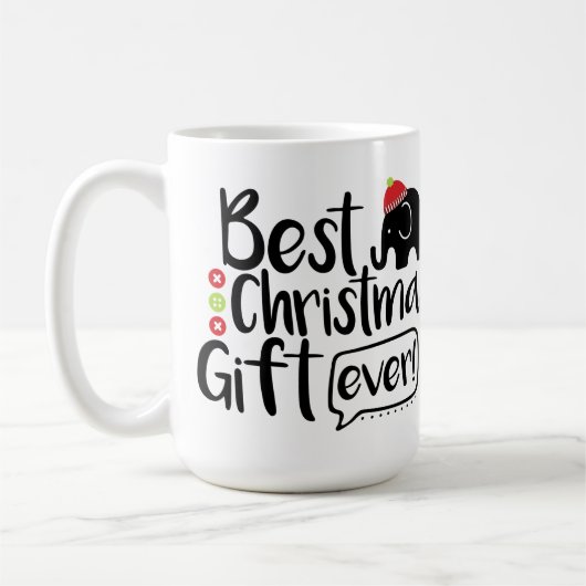 最高のクリスマスプレゼント コーヒーマグカップ (左)