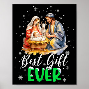 最高のクリスマス限定!キリスト降誕のシーン キリスト教 ポスター