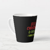 最高のクリスマス カフェラテマグ (左アングル)