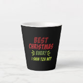 最高のクリスマス カフェラテマグ (正面)