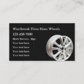 最高のクール車の車輪 名刺 (正面)