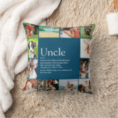 最高のクールEver Un叔父モダンおもしろいPhoto Collage クッション (ブランケット)