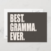 最高のグラマ。今まで。 ポストカード (正面/裏面)