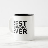 最高のグランパエバーコーヒーマグ ツートーンマグカップ (正面左)