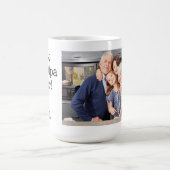 最高のグランパエバー写真 | カスタム文字コーヒー コーヒーマグカップ (中央)