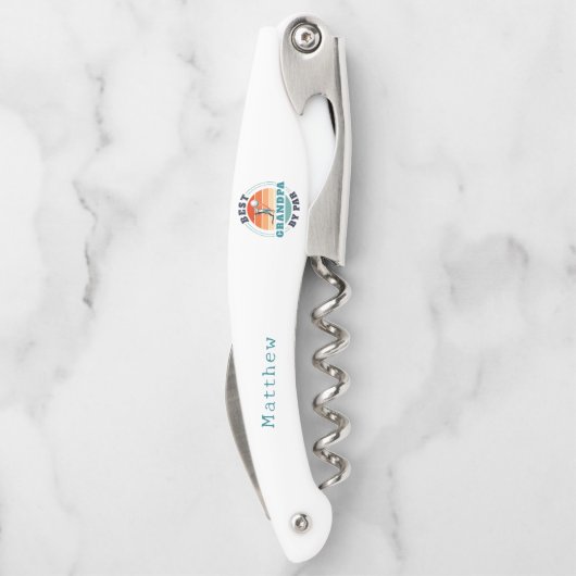 最高のグランパバイパーレトロファーザーズデイゴルフ恋人 ソムリエナイフ (裏面)