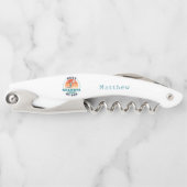 最高のグランパバイパーレトロファーザーズデイゴルフ恋人 ソムリエナイフ (正面)