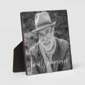 最高のグランパモダンイシンプルトエレガント写真 フォトプラーク (正面)