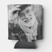 最高のグランパモダンイシンプルトエレガント写真 缶クーラー (裏面)