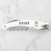 最高のグロムスマンバイパーカスタムレトロ結婚ズ ソムリエナイフ (裏面)