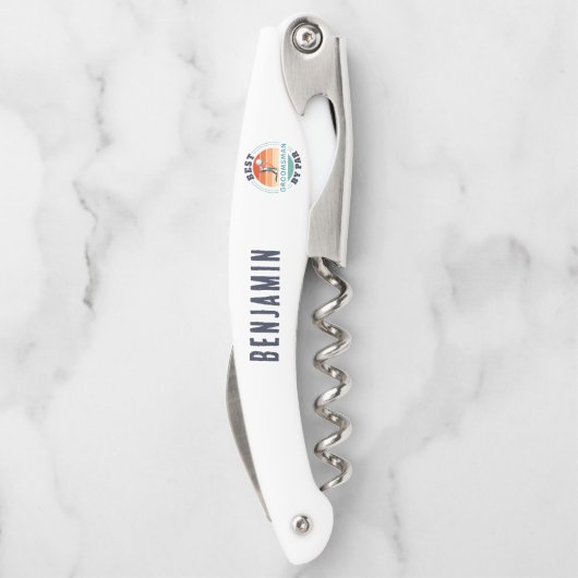 最高のグロムスマンバイパーカスタムレトロ結婚ズ ソムリエナイフ (裏面)