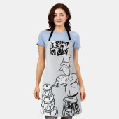 最高のケーキ飾メーカーの巨大ケーキエプロン エプロン (着用した状態)