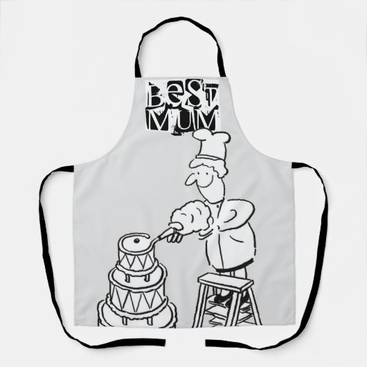 最高のケーキ飾メーカーの巨大ケーキエプロン エプロン (正面)