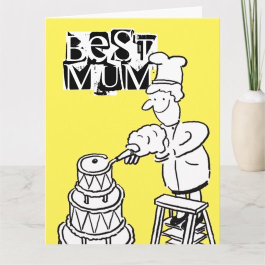 最高のケーキ飾メーカー カード (正面)