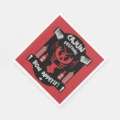 最高のケージャン調理師 スタンダードランチョンナプキン (角)