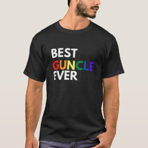 最高のゲイおじさんガンクルプライドLGBTQ Tシャツ