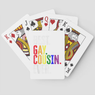 最高のゲイのいとこエバーLGBTプライドゲイのいとこギフト トランプ