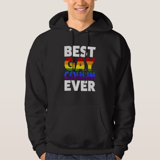 最高のゲイのいとこEver Lgbtq パーカ (正面)