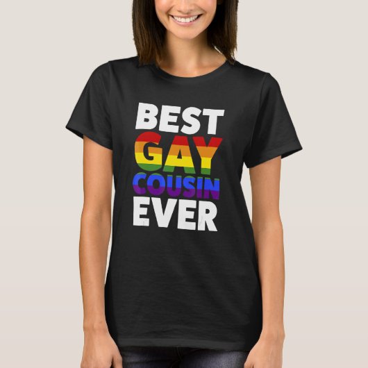最高のゲイのいとこEver Lgbtq Tシャツ (正面)