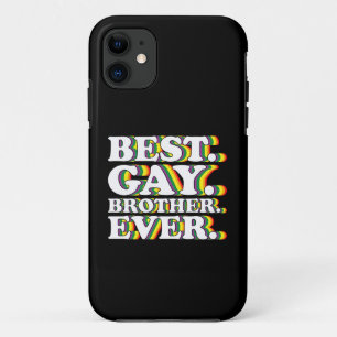 最高のゲイのお兄さん LGBTQプライド レインボー iPhone 11 ケース