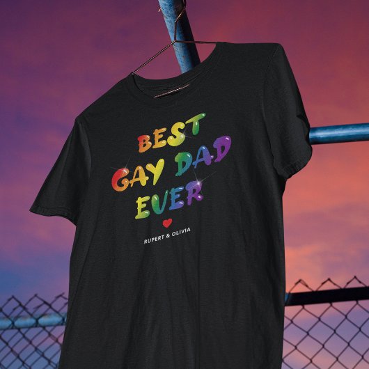 最高のゲイのパパだね 父の日 Tシャツ