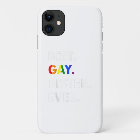 最高のゲイシスターエバーLGBTレズビアンBiヶ月プライドG Case-Mate iPhoneケース (裏面)