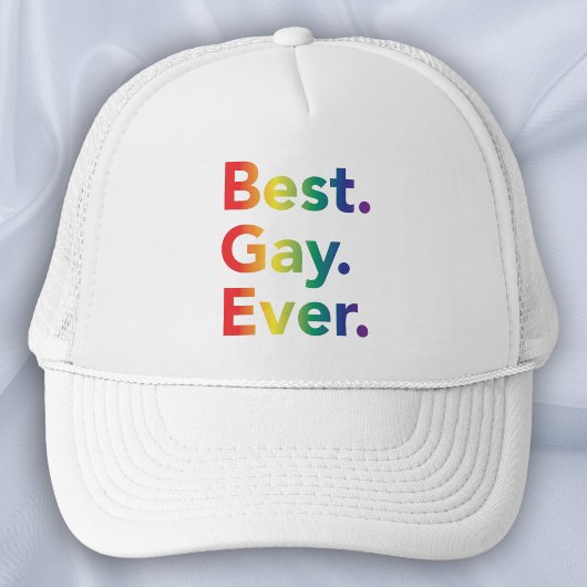 最高のゲイ LGBT レインボーフラッグ キャップ