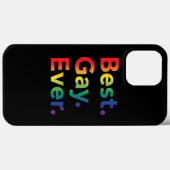 最高のゲイ LGBT レインボーフラッグ Case-Mate iPhoneケース (裏面 (横))