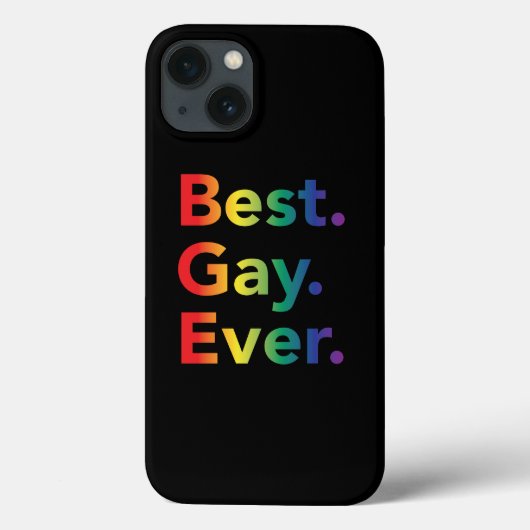 最高のゲイ LGBT レインボーフラッグ iPhone カー Case-Mate iPhoneケース (裏面)