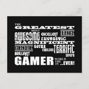 最高のゲーマーの誕生日素晴らし: Gamer ポストカード