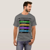 最高のゲームデー ビデオゲーム クールなギフト Tシャツ (正面フル)