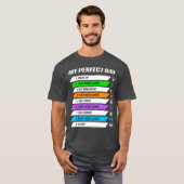 最高のゲームデー ビデオゲーム クールなギフト Tシャツ (正面フル)