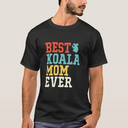 最高のコアラ母 Tシャツ (正面)