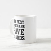 最高のコメディアンはひげを生やしている コーヒーマグカップ (正面左)