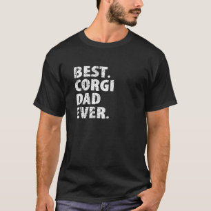 最高のコーギーお父さん Tシャツ