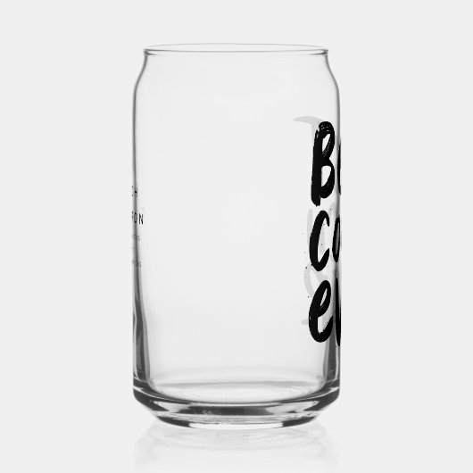 最高のコーチエバーおもしろいパーソナライズされたブラックスポーツギフト ガラス缶 (右)