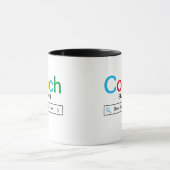 最高のコーチ史上検索エンジンの結果 マグカップ (中央)
