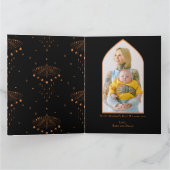 最高のゴシックママママエバースカルモスオレンジマザーズデイ カード (内部)