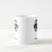 最高のゴシップ、華やかな目 面白い顔 コーヒーマグカップ (中央)
