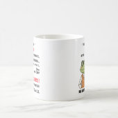 最高のゴルフおやじだね、他のやつらはザコ Funny コーヒーマグカップ (中央)