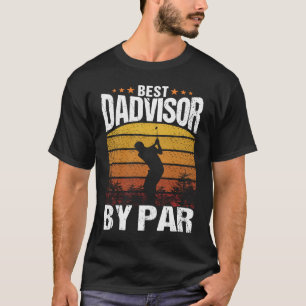 最高のゴルフおやじ by Par Golf Dad Advice メンズ ゴルフ Tシャツ