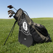 最高のゴルファーおもしろいバイパット女子白黒 ゴルフタオル (グリーン)