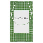 最高のゴルファーのグリーンプライドカスタム スモールペーパーバッグ (裏面)