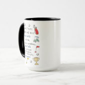 最高のゴルフ兄弟 面白い 誕生日 ゴルファー 兄 コーヒー マグカップ (正面左)