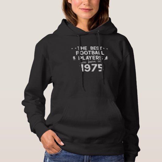 最高のサッカー選手は1975年生まれ パーカ (正面)
