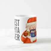 最高のサンタエバーおもしろマグカップのパパクリスマスギフト モーフィングマグカップ (中央)