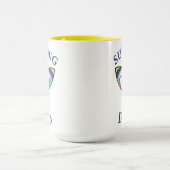 「最高のサーフィンパパ」は今まで!父の日 マグカップ (中央)